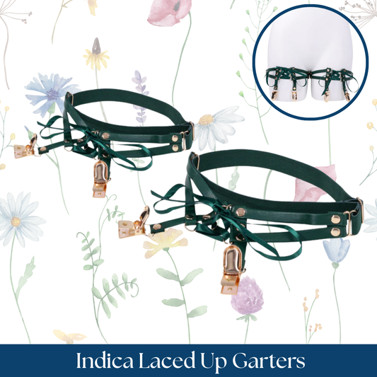 Sportsheets Sex & Mischief Indica Laced Up Garters