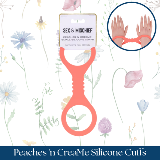 Sportsheets Sex & Mischief Peaches 'n CreaMe Silicone Cuffs