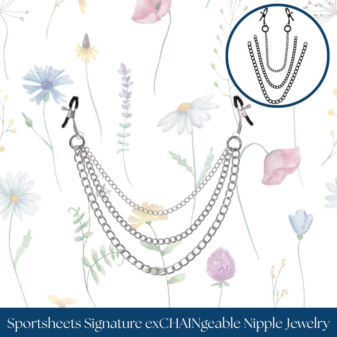 Sportsheets Signature exCHAINgeable Nipple Jewelry