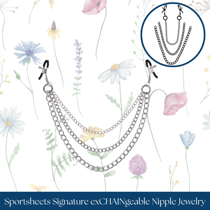 Sportsheets Signature exCHAINgeable Nipple Jewelry