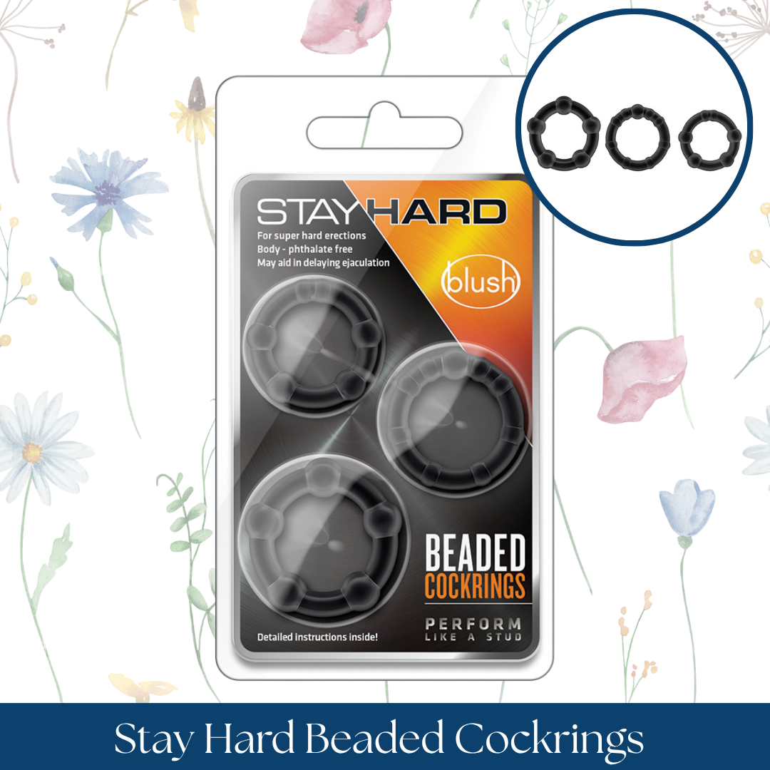 Stay Hard Beaded Cockrings