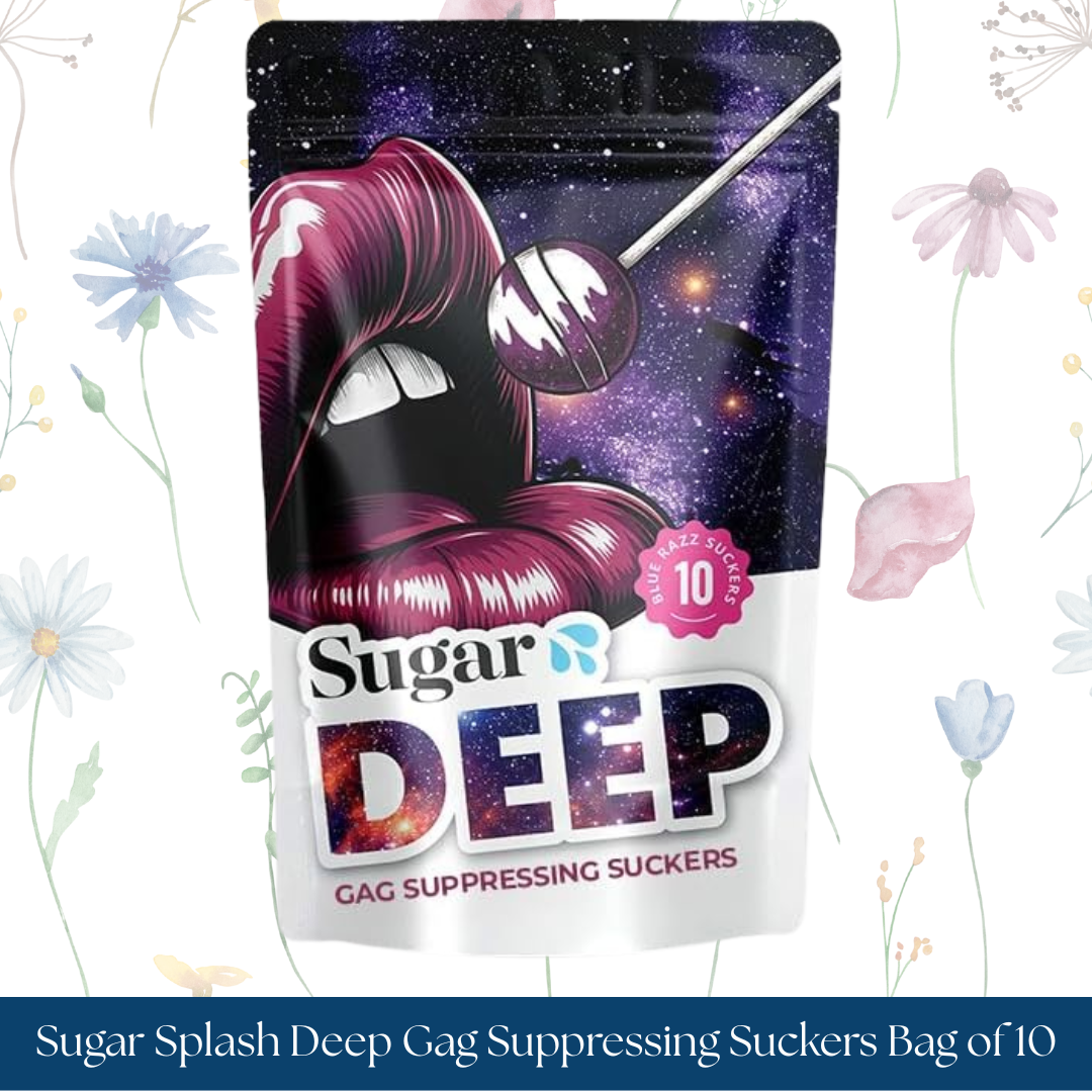 Sugar Splash Deep Gag Suppressing Suckers Bag of 10