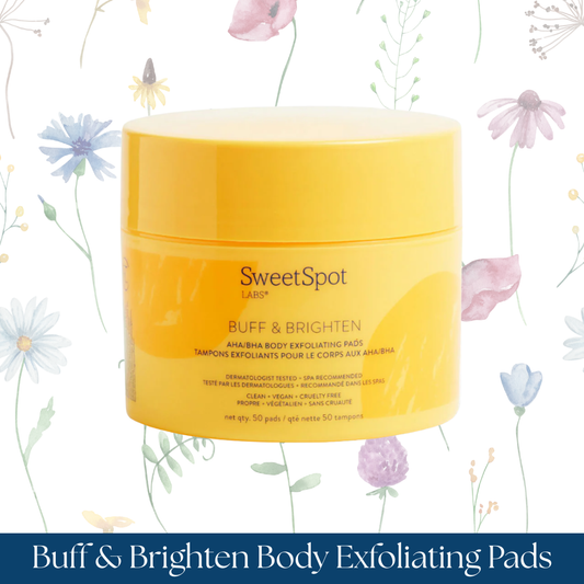 SweetSpot Labs Buff & Brighten Body Exfoliating Pads