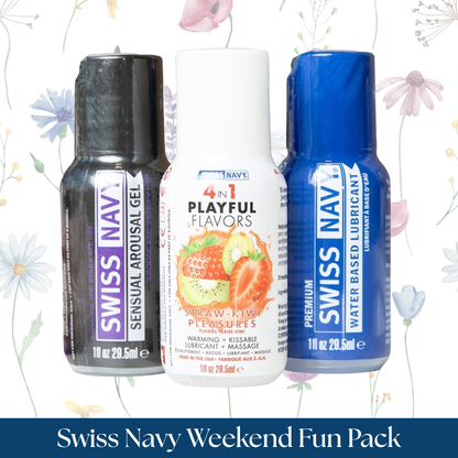 Swiss Navy Weekend Lubricants Fun Pack 1oz (3 per Pack)
