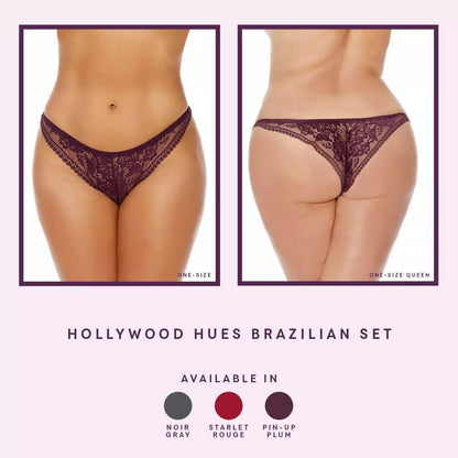 Hollywood Hues Panty Sets