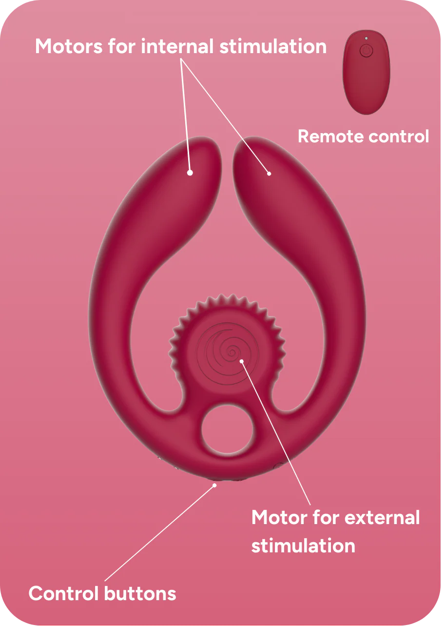 SVibe Snail GIZI Duo Couples Stimulator