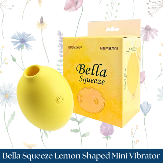 "The Lemon" Bella Squeeze Lemon Shaped Mini Vibrator