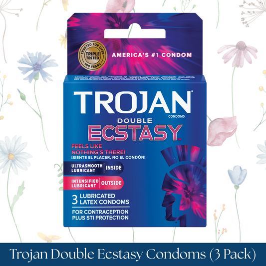 Trojan Double Ecstasy Condoms (3 Pack)