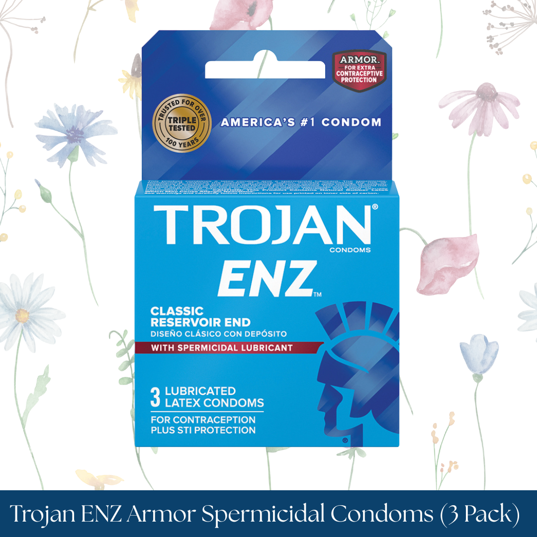 Trojan ENZ Armor Spermicidal Condoms (3 Pack)