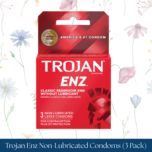 Trojan Enz Non-Lubricated Condoms (3 Pack)