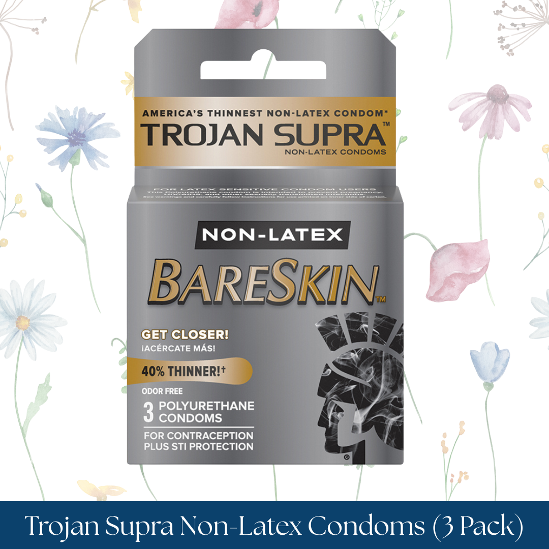 Trojan Supra Non-Latex Condoms (3 Pack)