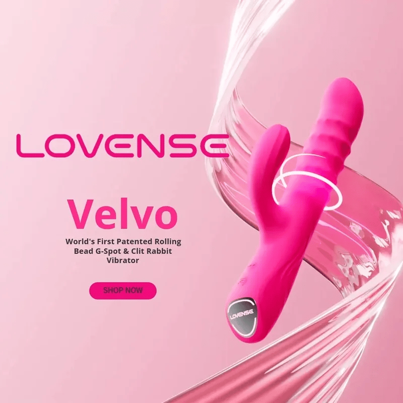 Lovense Velvo Rotating Beaded G-Spot & Clit Rabbit Vibrator