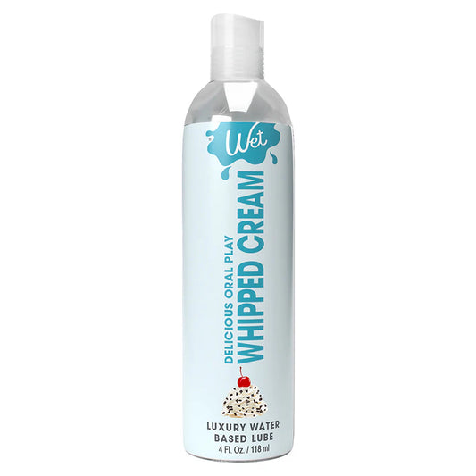 Wet Delicious Oral Play Whipped Cream Water Based Flavored Lubricant