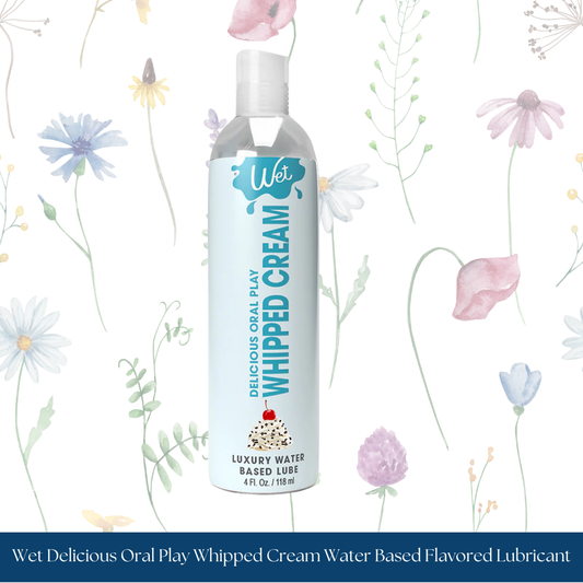 Wet Delicious Oral Play Whipped Cream Water Based Flavored Lubricant