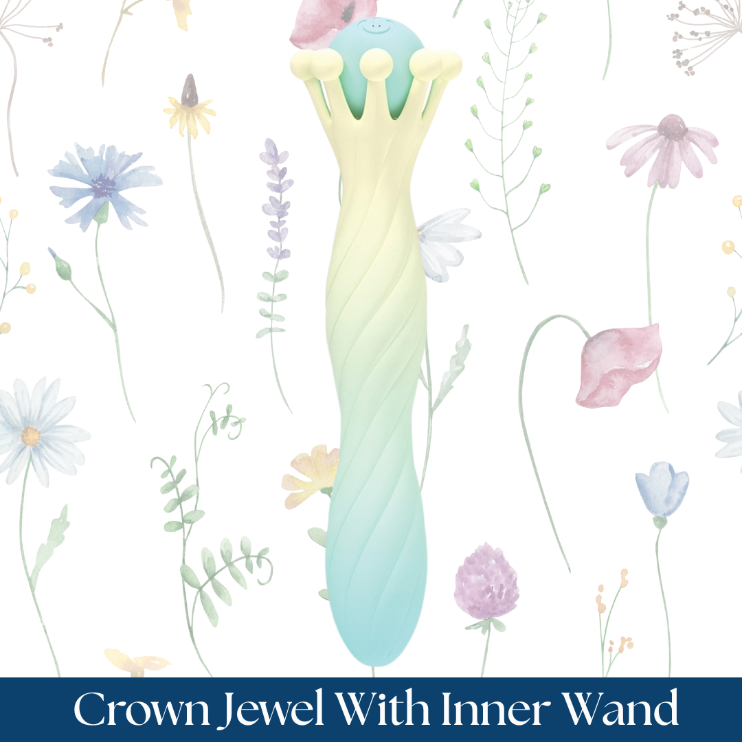 Wet Dreams Crown Jewel Crown Sceptor Vibe With Inner Wand