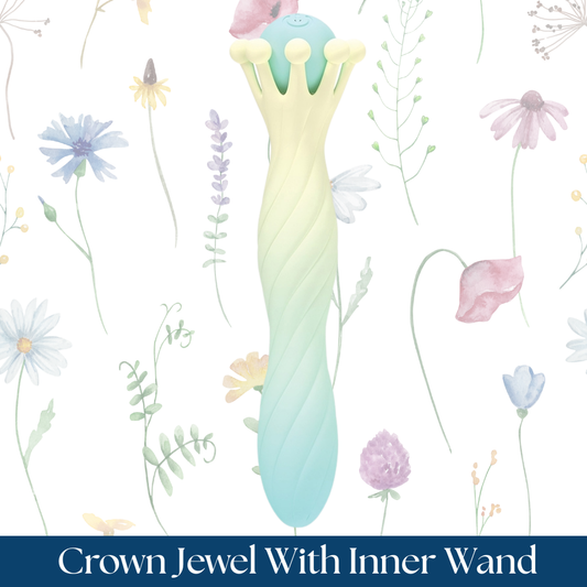 Wet Dreams Crown Jewel Crown Sceptor Vibe With Inner Wand
