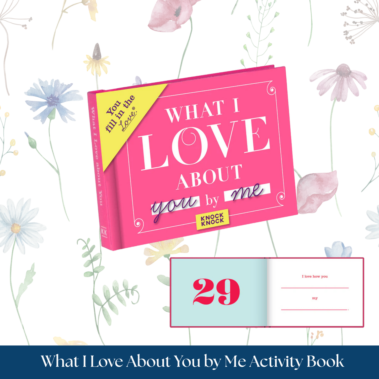 What I Love About You by Me Activity Book