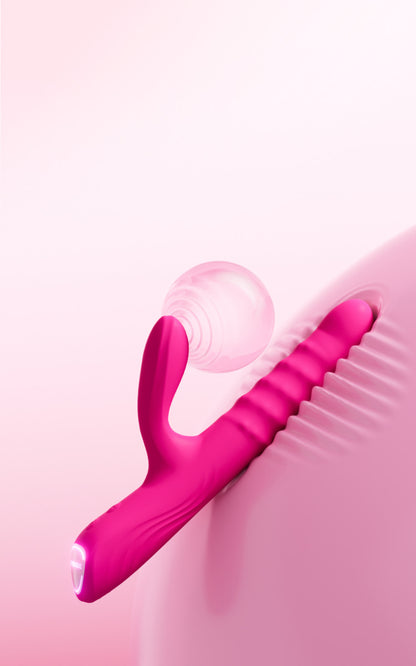 Lovense Velvo Rotating Beaded G-Spot & Clit Rabbit Vibrator