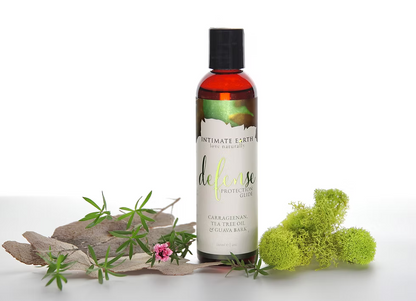 Intimate Earth Defense Protection Glide Water Based Lubricant Sea Kelp, Tea Tree Bark & Guava Bark