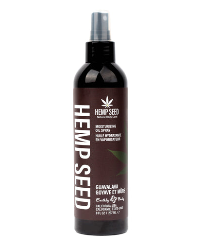 Hemp Seed product bottle on a white background