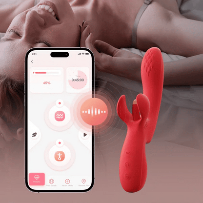 Honey Play Box Fortexa App-Controlled Kinky Finger Flapping Dual Stimulator