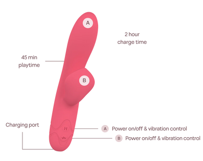 Hush Silicone Rabbit Vibrator