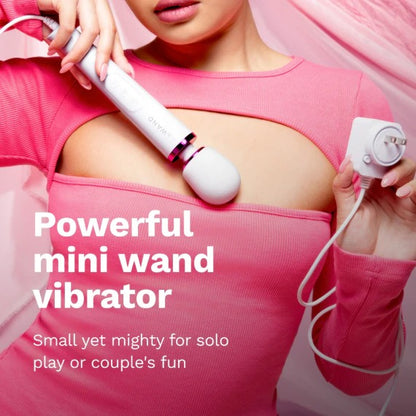 Le Wand Powerful Petite Plug-In Vibrating Massager - White