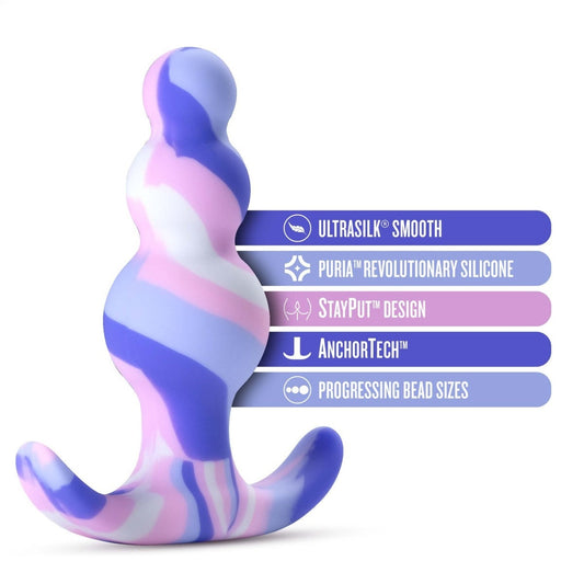 Avant Twilight Blue Silicone Anal Plug
