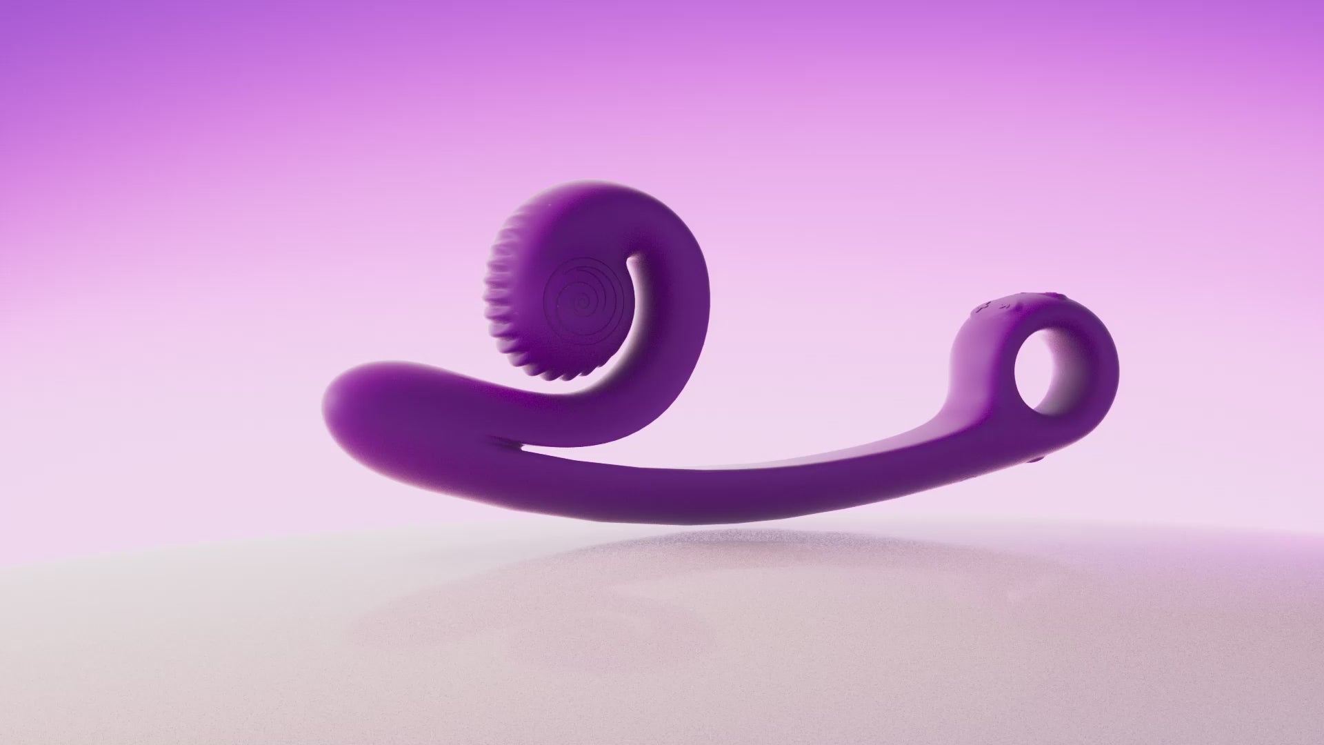 Load video: Snail Curve is designed for those who want constant clitoral contact without constant adjusting. It solves the common issue rabbits have of constantly losing the right spot. Slide'n'Roll Tech the unrolling Shell Head keep up with your clitoris with each thrust. It's powerful motors provide dual stimulation and unforgettable blended orgasms.