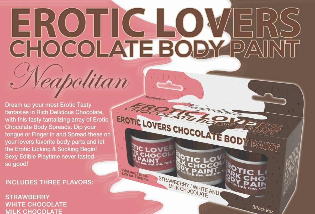 Erotic Chocolate Body Paints