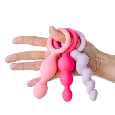 Satisfyer Booty Call Plugs-Assorted Colors (Set Of 3)